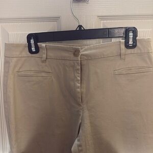 ANN TAYLOR Khaki Ankle Length Trousers